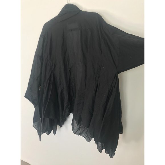 NOT FOR SALE - Moyuru Avant Garde Goth Button Down Blouse - Picture 9 of 11